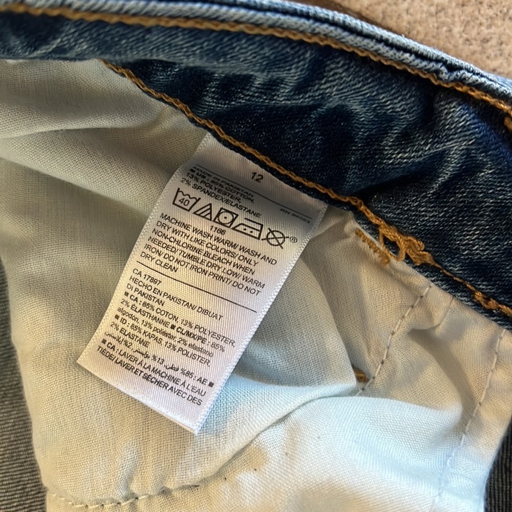 OLD NAVY / rockstar super skinny ankle / size 12 - Picture 3 of 7